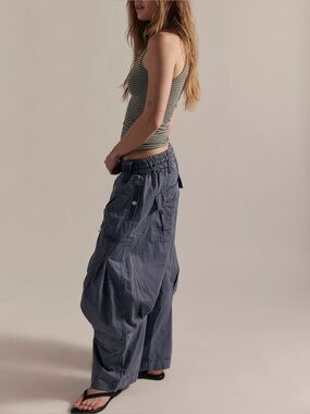 Free people We The Free Onset Pull-On Cargo Pants steel
